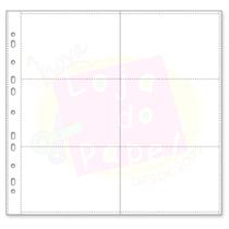 Envelope Plástico P/ Álbum Universal 30,5 X 30,5cm C/6 Divisórias Fotos C/10un