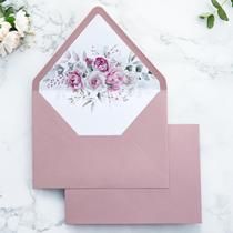 Envelope PONATIA A7 Euro Flap 135 x 185 mm Dusty Rose (50 unidades)