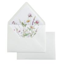 Envelope Ponatia A7 Euro Flap Ivory 50 unidades 13,5 x 18,5 cm