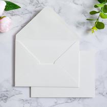 Envelope Ponatia A7 Matte Ivory 13x19 cm, pacote com 50