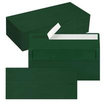 Envelope QIKSION 10 Verde Escuro Self Seal 10,8 x 24,1 cm, pacote com 100