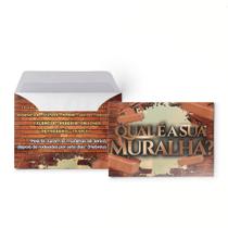 Envelope Qual é a Sua Muralha Colado - 100 Unidades