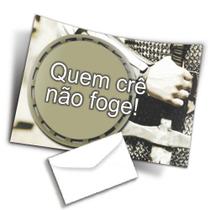 Envelope Quem Crê Não Foge Colado - 100 Unidades