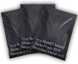 Envelope Reutilizável Smart Shipping Supply 30x39 cm Reciclado Pacote com 100 Unidades