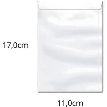 Envelope Saco Branco 110X170MM 90G OF 17 Caixa com 250 Unidades