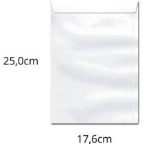 Envelope Saco Branco 176X250MM 90G Caixa com 250 Unidades