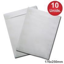 Envelope Saco Branco 176x250mm Pct/10 unidades Foroni