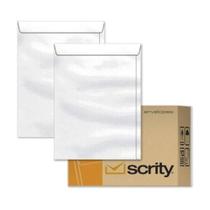 Envelope Saco Branco 90g 110x170mm C/250 Unid. Scrity