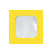 Envelope saco c/janela p/CD amarelo Cmd105 125x125mm blister - com 25 unidade - Scrity