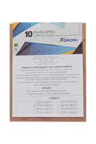 Envelope Saco Foroni Kraft Natural 176x250mm com 10 Unidades