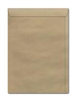Envelope Saco Kraft Natural 125x176 mm Pacote Com 10 Unidades
