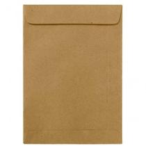 Envelope Saco Kraft Natural 229mm X 324mm C/100UN - Cabe A4 - Envio Imediato