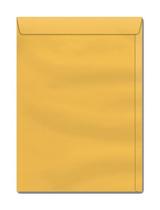 Envelope Saco Kraft Ouro 162x229 mm Pacote com 10 Unidades