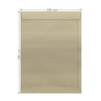 Envelope Saco Kraft Scrity 80g 200x280mm C/250