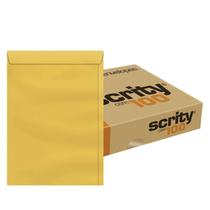 Envelope saco ouro SKO332 229x324mm caixa com 100 unidades Scrity