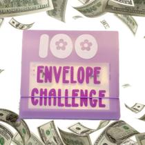 Envelope Savings Challenge Binder EPMANN 100 com plano de orçamento