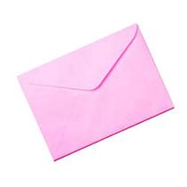 Envelope Scrity Carta Rosa Claro Fidji Com 100Un