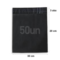 Envelope segurança correios com aba adesiva 30x20cm com 50 unidades