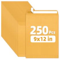 Envelope SUNEE 23x30,5 cm 250 unidades Papel Kraft 28 lb Fechamento Rápido
