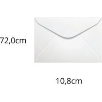 Envelope Visita 72X108MM 63G Branco Caixa com 500 Unidades Envelope Visita 72X108MM 63G Branco Caixa com 500 Unidades