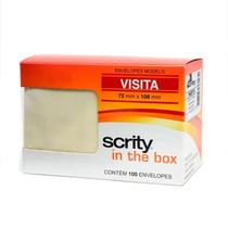 Envelope Visita 72x108mm Scrity In The Box -