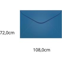 Envelope Visita Colorido 72X108 Azul Royal Grécia 80G - Pacote com 100
