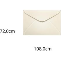 Envelope Visita Colorido 72X108 Creme Marfim 80G