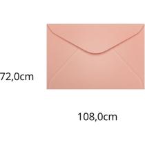 Envelope Visita Colorido 72X108 Rosa Claro Fidji 80G Pacote com 100 Unidades Envelope Visita Colorido 72X108 Rosa Claro Fidji 80G Pacote com 100 Unidades