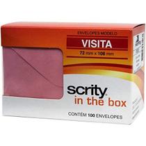 Envelope Visita Colorido 72X108 Rosa Claro Fidji 80G