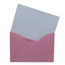 Envelope Visita Rosa 11,5x8 Cm + Cartão Branco 50 Unidades Envelope Visita Rosa 11,5x8 Cm + Cartão Branco 50 Unidades