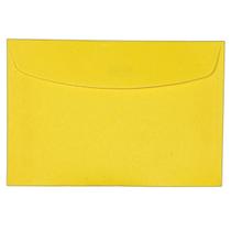 Envelope Visita TB72 Amarelo 72x108mm - Caixa com 100 Unidades