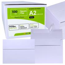 Envelope Winlyn A2 Invitation White 500 unidades Self Seal