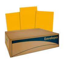 Envelopes 229mm x 324mm Liso A4 Ofício 125 Unidades Amarelo