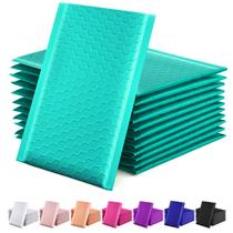 Envelopes acolchoados com bolhas GSSUSA 10 x 20 cm verde-azulado, pacote com 50 Envelopes acolchoados com bolhas GSSUSA 10 x 20 cm verde-azulado, pacote com 50
