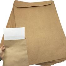 Envelopes com 10 unid Marrom Kraft A4 P/ Farmácias E Ecommerce
