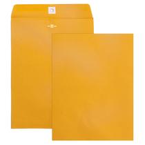 Envelopes com fecho Goefun 9x12cm, papel 100gsm, pacote com 100 unidades, marrom Envelopes com fecho Goefun 9x12cm, papel 100gsm, pacote com 100 unidades, marrom
