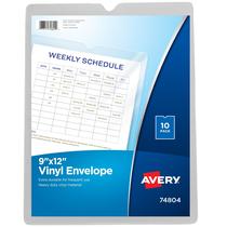 Envelopes de arquivo Avery Travel Document Organizer 9x12in