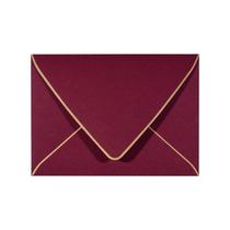Envelopes de convite AZAZA A7 Luxury Burgundy, pacote com 50