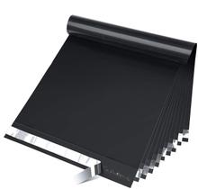 Envelopes de remessa pretos Poly Mailers Fuxury 12 x 15,5 200 unidades