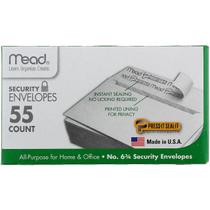 Envelopes de segurança Mead Press-It Seal-It 6 3/4 55 Count Envelopes de segurança Mead Press-It Seal-It 6 3/4 55 Count