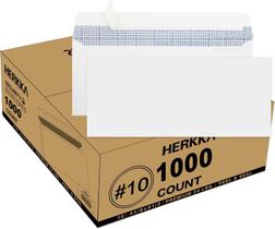 Envelopes HERKKA 10 com segurança e fechamento autoadesivo, pacote com 1000 Envelopes HERKKA 10 com segurança e fechamento autoadesivo, pacote com 1000