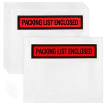 Envelopes para lista de embalagem Nicunom 1000 unidades 11 x 14 cm transparentes Envelopes para lista de embalagem Nicunom 1000 unidades 11 x 14 cm transparentes