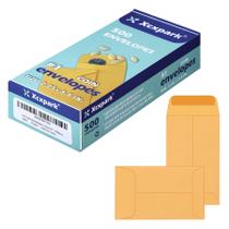 Envelopes para moedas Xxxxpark 500 PCS 1 6x9cm Brown Kraft com caixa