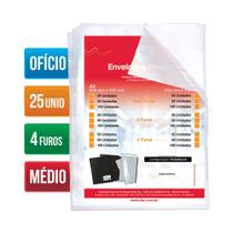 Envelopes Plásticos Com Espessura Extra Médios e 4 furos - DAC