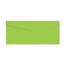 Envelopes S, impressão superfina, verde limão 10 4,125 x 9,5, pacote com 50