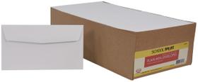 Envelopes School Smart 6 -3/4 3,6 x 16,5 cm, brancos, pacote com 500