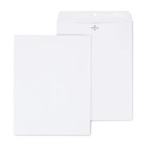 Envelopes Staples 10x13cm com Fecho de Tecido Branco - Pacote com 100 Unidades