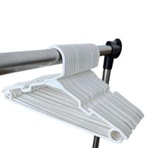 envio imediato- kit 100 unidades cabide infantil branco bebê.