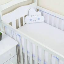 Envio Imediato Tela Protetora Respirável Ganhe Almofada Nuvem Azul Bebê