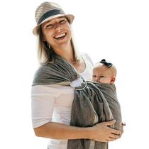 Envoltório de bebê Ring Sling Baby Carrier Hip Baby Wrap para bebês de 3,6 a 15,9 kg